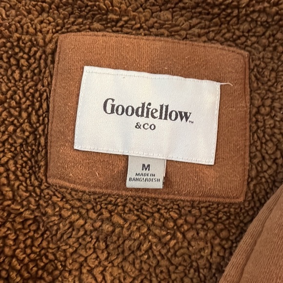 Unisex Good fellow&Co brown medium fluffy zip up - Picture 2 of 4